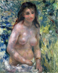 Pierre-Auguste Renoir (1875) Étude. Torse effet de soleil