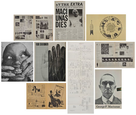 selections from materials related to Fluxus
