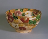 Bowl with Disign of Camellia