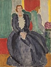 Henri Matisse, Small Blue Dress before a Mirror