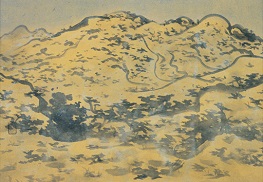 Murakami Kagaku, Calm Winter Mountain, 1934