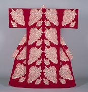 Serizawa Keisuke, Kimono of Fish Design, Stencil Dyeing, 1968