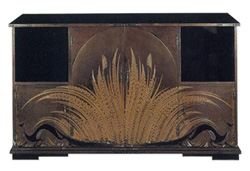 BANURA, Shogo, Shelf, Autumn Evening Design in maki-e, 1930