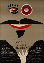 The Three Musketeers (1974 / France / Director: André Hunebelle) Poster: Christoph Ehbets, E, Suntory Poster Collection (deposited in Osaka City Museum of Modern Art)