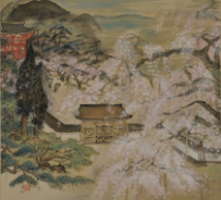 TOMITA Keisen, Cherry Blossoms at Daigo, 1926