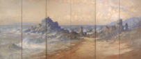 TAMURA Soryu, Seashore Landscape, 1903