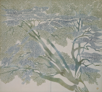 INAGAKI Toshijiro, Screen of Green Maple Tree, 1948