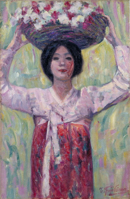 FUJISHIMA Takeji, Flower Basket, 1913