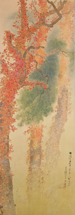 KUBOTA Beisen, Ivy Turning into Yellow and Red, 1885 [on View: Sept. 10–Oct. 27]