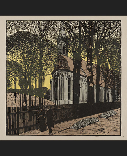 Carl Moll, Church St. Michael in Heiligenstadt, 1903