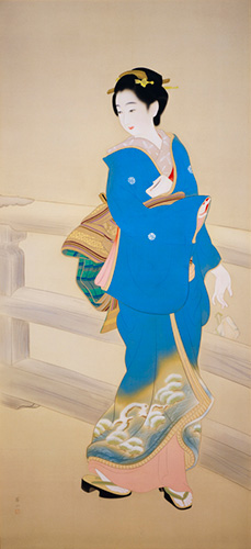 MIKI Suizan, The Flower of Meiji Restoration (Ikumatsu), 1940