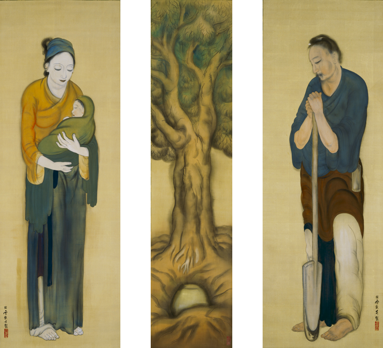 HASHIMOTO Kansetsu, Guojo (Kakukyo) from “The Twenty-four Exemplars of Filial Devotion”1919