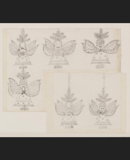 Christmas Ornament Design [Angel], date unknown