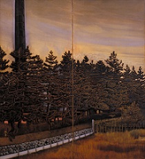 ITO Hakudai, Rows of Pine Trees, 1919
