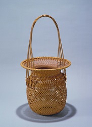 IIZUKA Rokansai, Bamboo Flower Basket: Nobleness, c. 1926