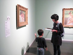 「メアリー・カサット展」ファミリープログラム 「きょう、目の前の家族を描いてみよう」