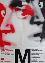 『M』（1931年／ドイツ／フリッツ・ラング監督）ポスター：ヴォルフガンク・シュミット（1966年）