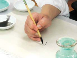 円山応挙から近代京都画壇へ」関連ワークショップ 日本画－実演と体験－