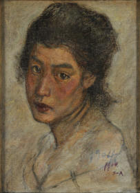 青木繁《女の顔》1904年