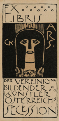 グスタフ・クリムト《ウィーン分離派の蔵書票》1900年頃