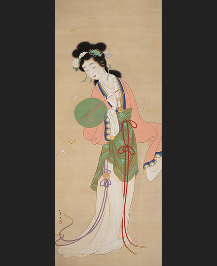 上村松園《楚蓮香之図》1924（大正13）年頃　京都国立近代美術館
