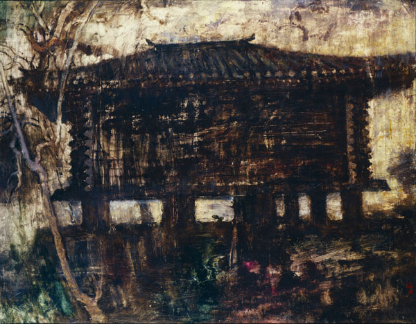 須田国太郎《校倉（乙）》1943（昭和18）年 京都国立近代美術館蔵
